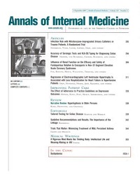 Annals of Internal Medicine world's top medical journal