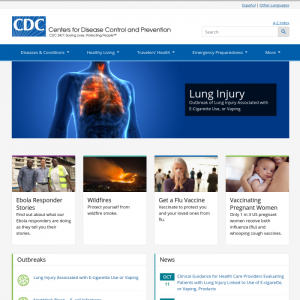CDC medical news websites