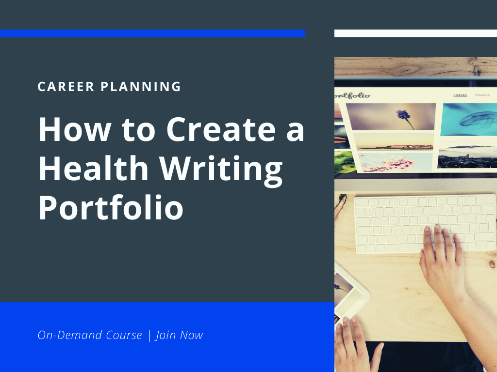 how to create a health writing portfolio