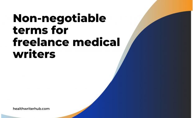 non-negotiable terms for freelance medical writers