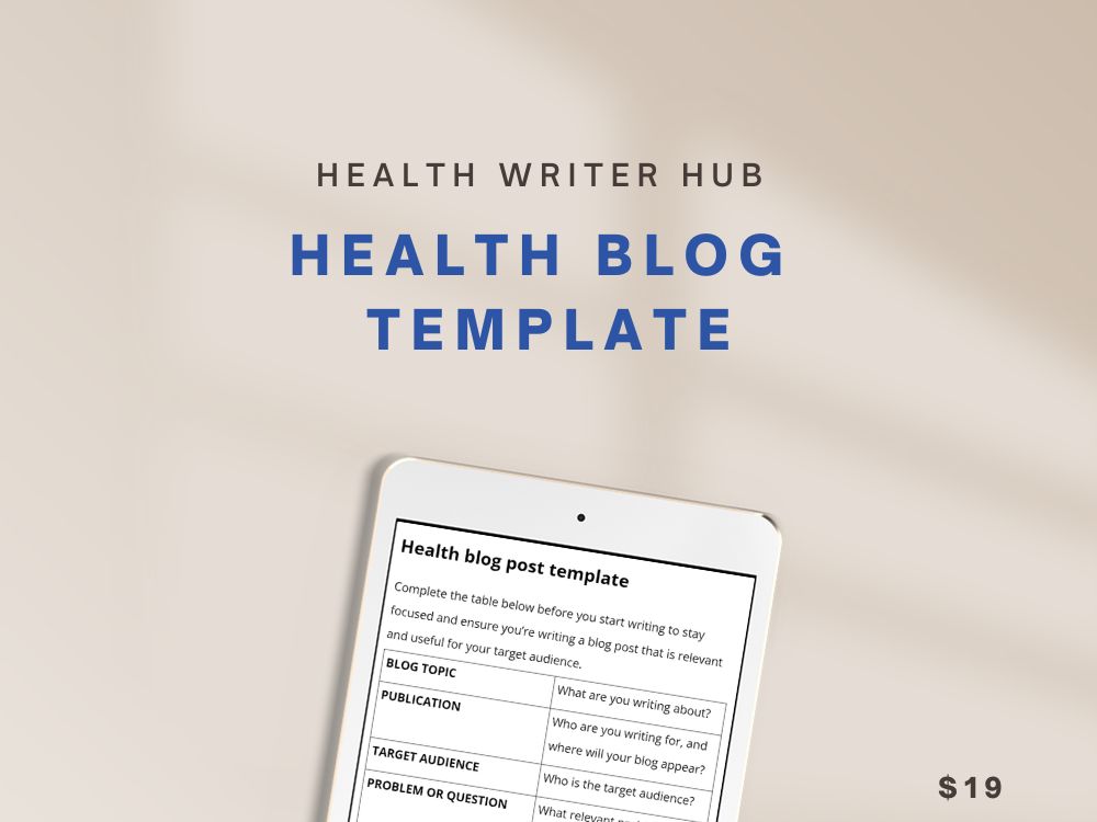health blog template