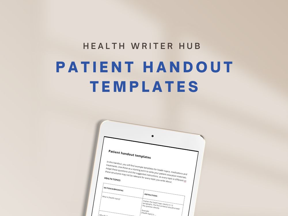 health feature article pitching templates