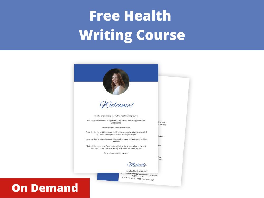 free health writing course