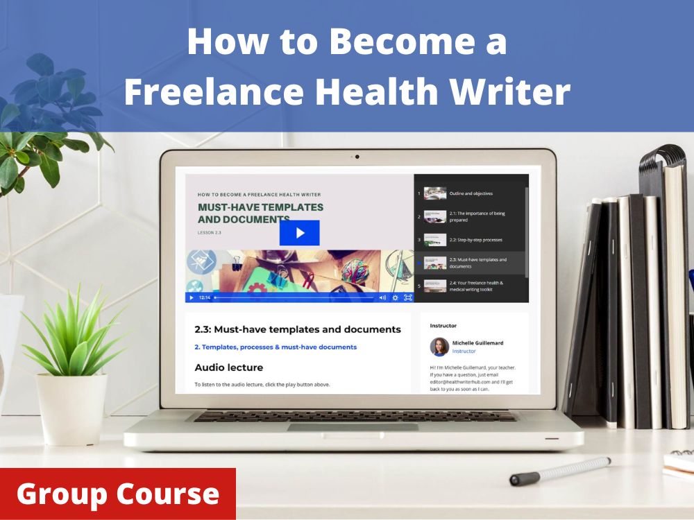 freelance health writing course