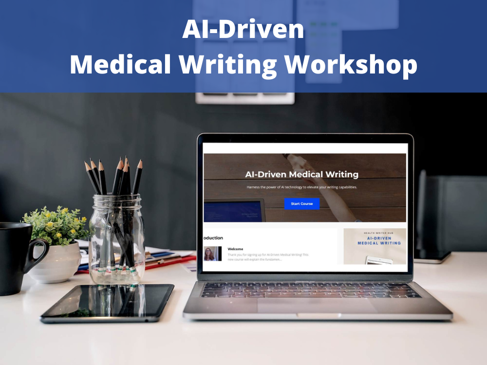 ai-driven medical health writing course